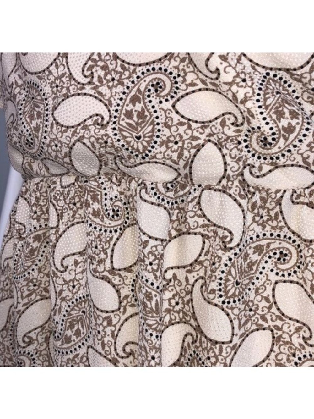 VINTAGE Liz Claiborne Paisley Silk Dress - M - Picture 6 of 9